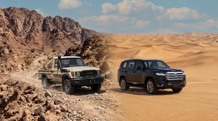 Right Toyota Model for Desert vs Mountain Terrain